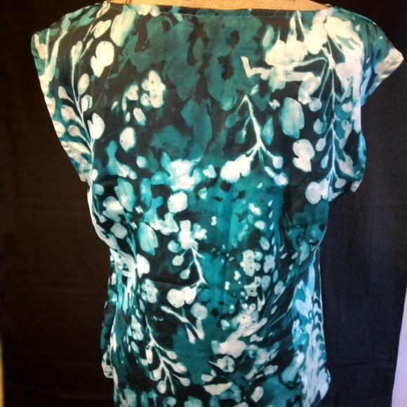 NWOT Anne Klein Floral Top - Picture 2 of 5